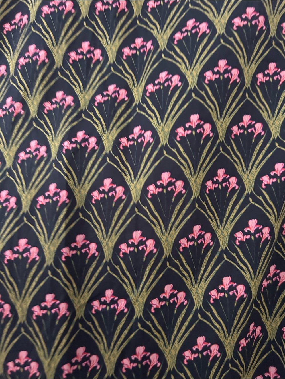 Entro Short Sleeve Midi Dress in Black with Pink Accents - Picture 3 of 5